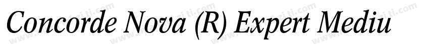 Concorde Nova (R) Expert Medium字体转换